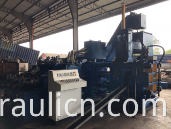 Y83W-1000 Horizontal Automatic Steel Chips Briquetting Machine Line